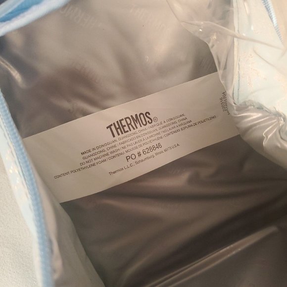 Thermos Frozen Lunch Bag Ice Cube Box Elsa Ana Olaf NEW NWT PVC FREE Blue Girl's - Picture 9 of 15